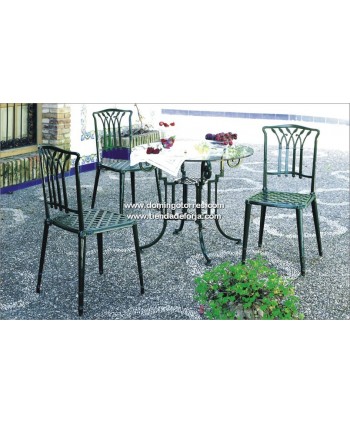Mesa y silla para jardín, terraza o patio