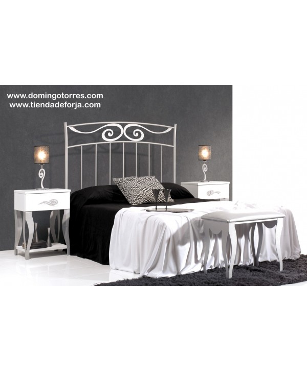 Cabecero y cama de forja sencilla C-110 Ana - Domingo Torres, S.L. - Tienda  de forja y decoración