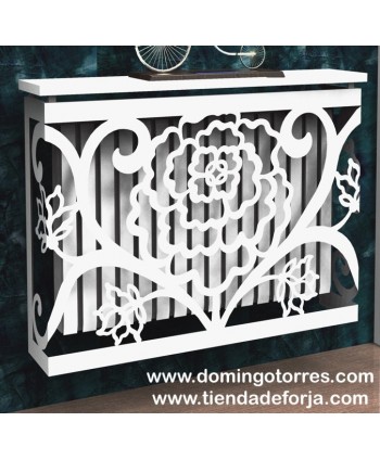 Cabecero y cama de forja con forma de rosa C-117 - Forja Domingo Torres S.L. Forja Domingo Torres S.L.