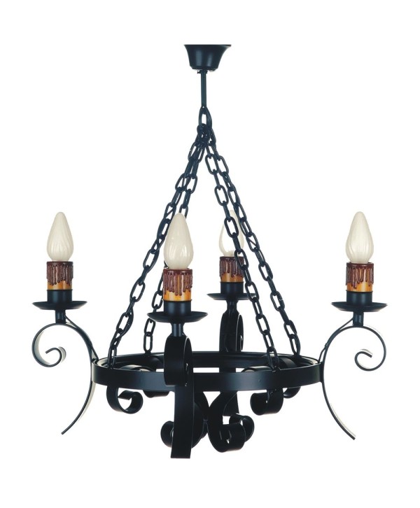 L-8 Lampara forja artistica para cocinas camperas