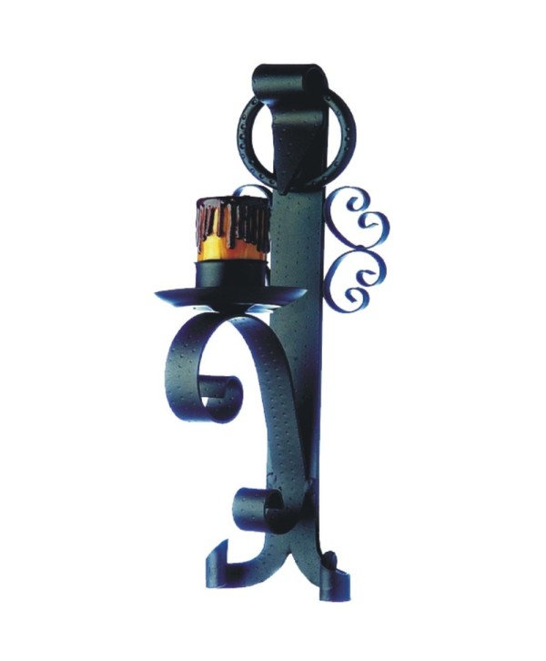 A-13 Aplique con anilla decorativa de forja