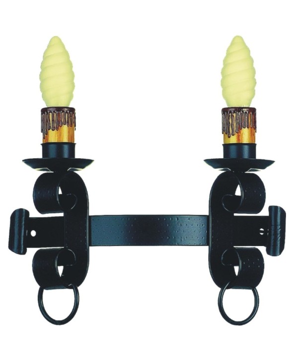 A-26 Aplique forjado martilleado con anilla