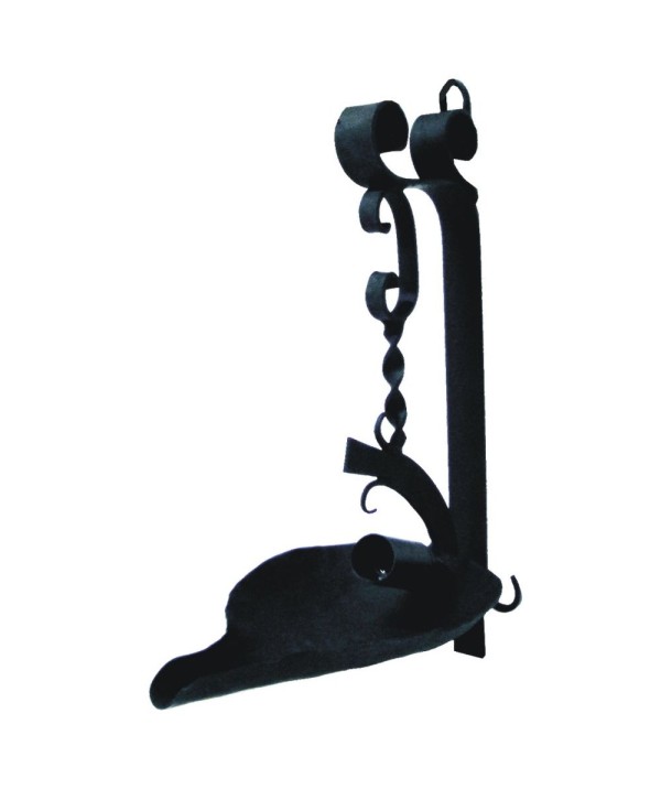 A-95 Aplique forjado rústico tipo candil grande