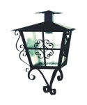 F-2 Farol de pared para patios de forja artística