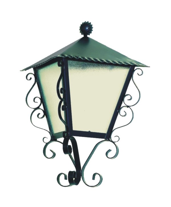 F-48 Farol medio para terrazas de hierro forjado