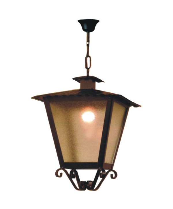 F-64 Farol para colgar ideal para las entradas forja