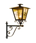 F-63 Farol estilo rústico con brazo de forja
