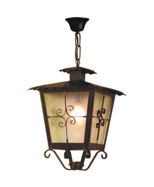 F-65 Farol con adorno de cruces de hierro