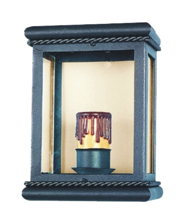 F-77 Farol liso recto para la pared de forja