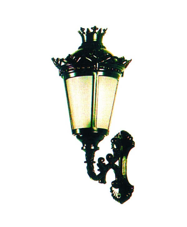 F-130 Farol fernandino decorado con corona de aluminio