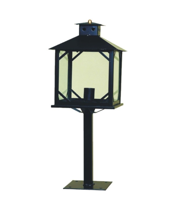 F-160 Farol cuadrado de hierro para pilares de obra