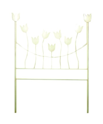 C-61 Cabecero infantil con tulipanes de hierro