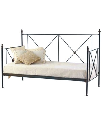 BAN-26 Sofá-cama con líneas rectas de forja artística