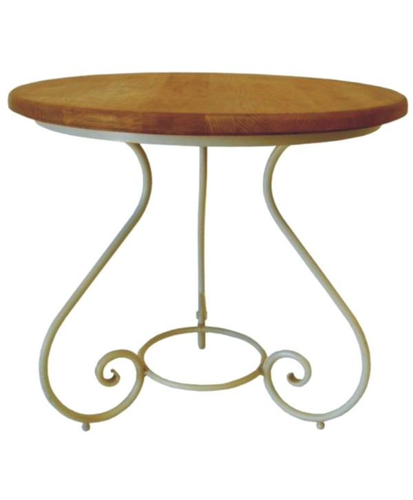 MSF-21 Mesa sencilla de hierro y tablero a elegir