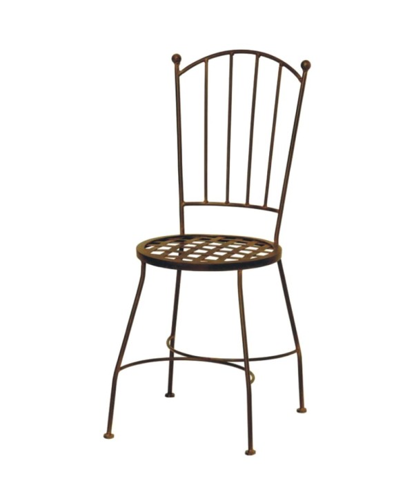 MSF-30 Silla de hierro con asiento de rejilla