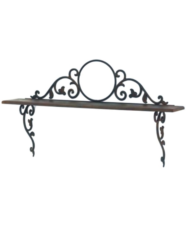 EST-12 Estantería 1 balda para dormitorios de forja