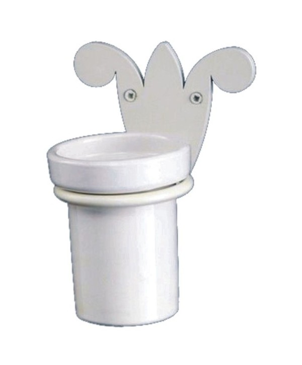 BÑ-5 Portacepillos para el baño con dibujo tulipán