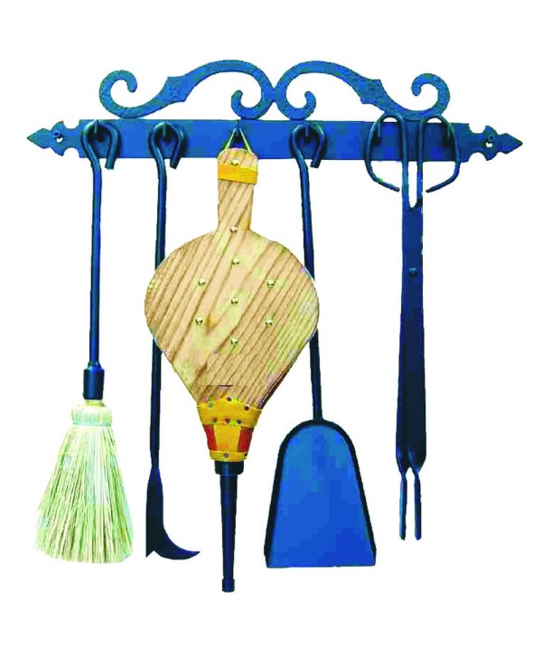 J-21 Juego chimenea para la pared de hierro