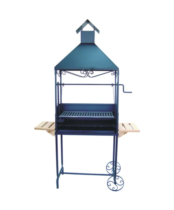 BAR-5 Barbacoa de forja y acero inox para jardines