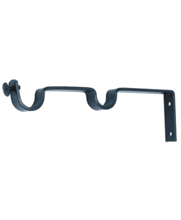 COR-2 Soporte para 2 barras de cortina clásico forja