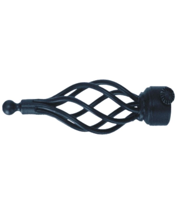 COR-11 Remate alargado para barra de cortina de hierro