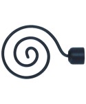 COR-14 Remate espiral para barra cortina de hierro