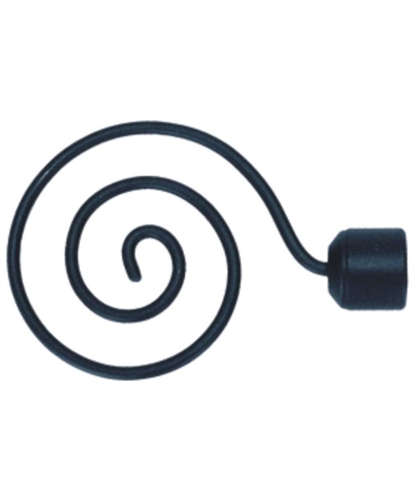 COR-14 Remate espiral para barra cortina de hierro