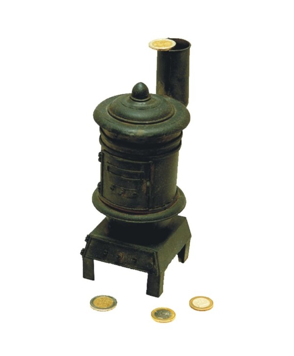 AV-39 Estufa antigua decorativa en pequeño de hierro