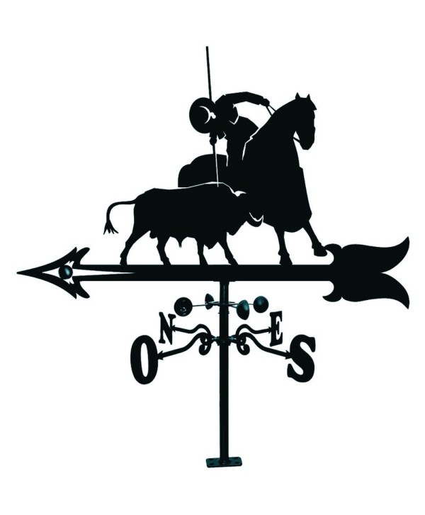 V-10 Veleta de hierro con dibujo de picador