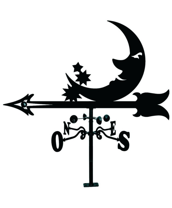 V-28 Veleta con luna de hierro para comercios