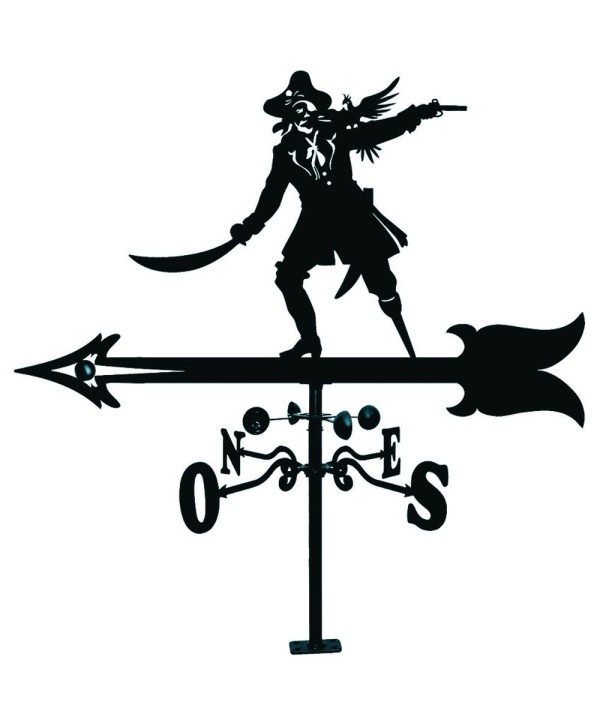 V-59 Veleta dibujo de pirata para patios de forja