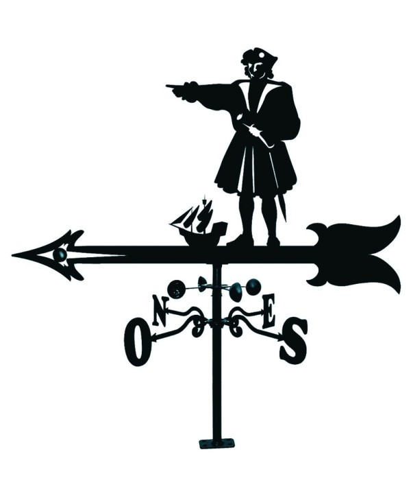V-61 Veleta dibujo clásico de Colón forja
