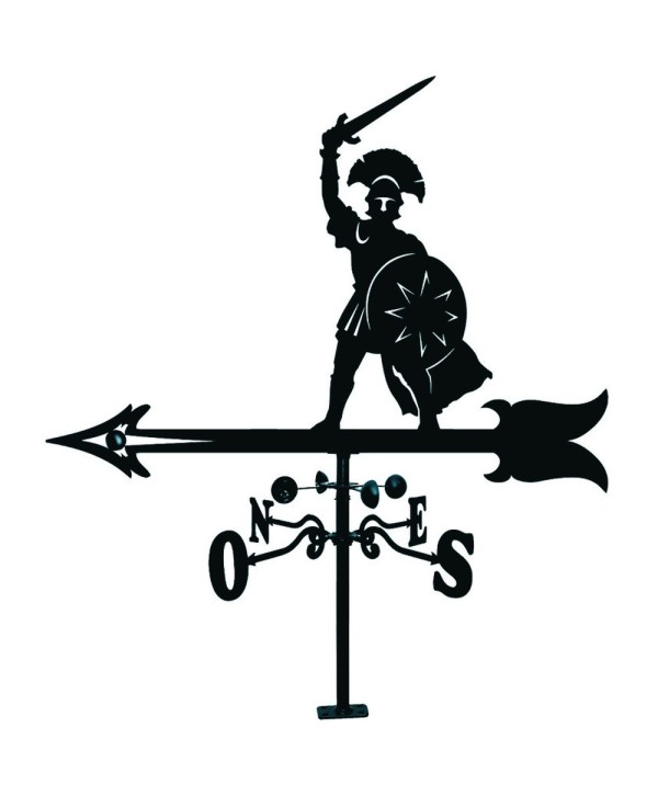 V-67 Veleta en chapa silueta clásica guerrero