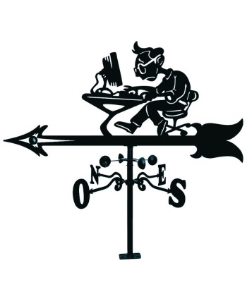 V-68 Veleta para tejados de informático de forja