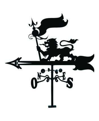 V-70 Veleta recortada con silueta león con bandera