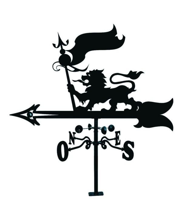 V-70 Veleta recortada con silueta león con bandera