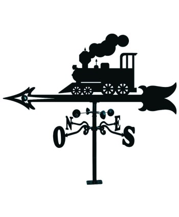 V-73 Veleta de hierro con dibujo de tren