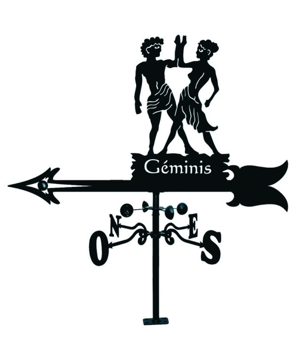 V-86 Veleta para regalo horóscopo géminis de hierro