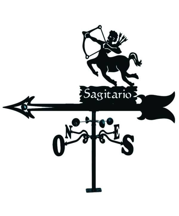 V-92 Veleta en hierro con figura de sagitario