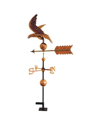 V-99 Veleta de cobre con dibujo recortado de aguila