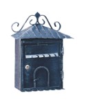 BZ-2 Buzón pequeño réplica de casita de forja