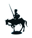 QJ-6 Quijote de sobremesa con base de hierro