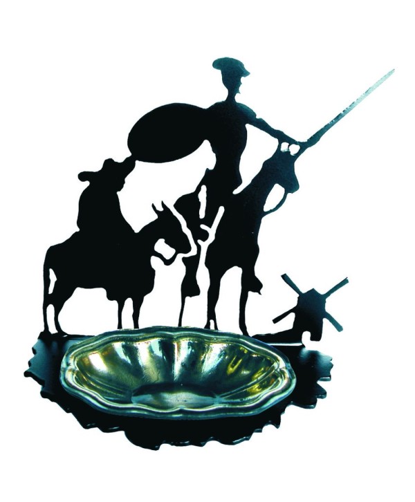 QJ-9 Cenicero rústico forja con dibujo recortado