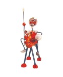 QJ-53 Quijote a caballo para decorar de barro y forja