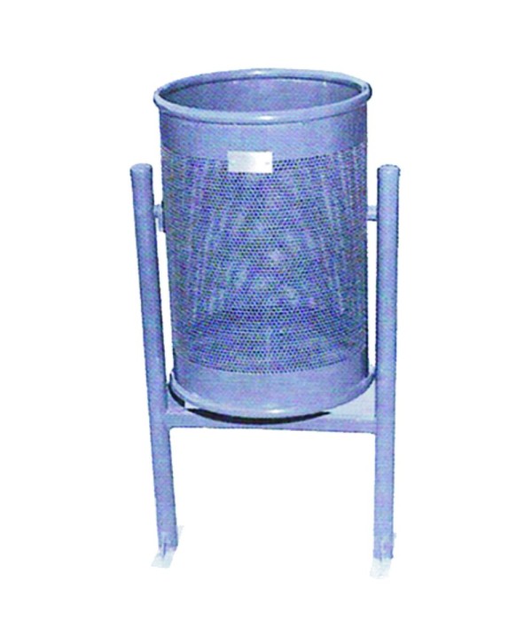PP-1 Papelera redonda de hierro o acero inox