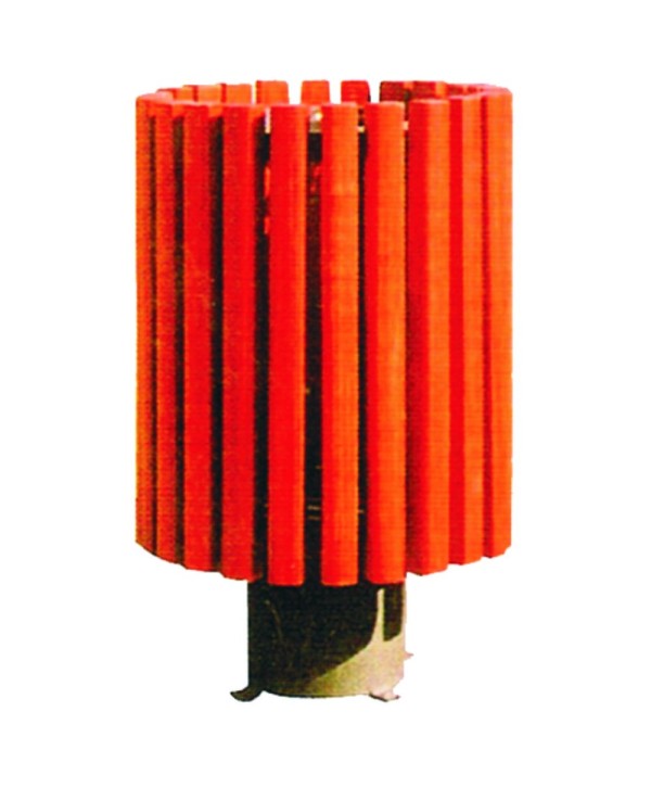 PP-21 Papelera forja y madera para supermercados