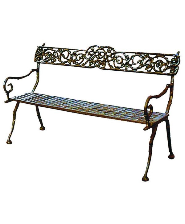 B-6 Banco hierro fundido para patios y terrazas