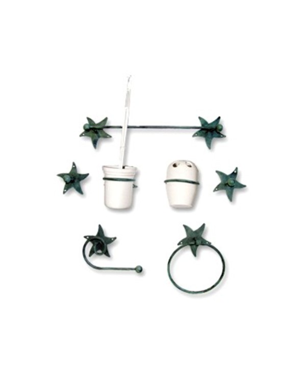 BÑ-11 Toallero, escobillero y perchas de forja para los aseos