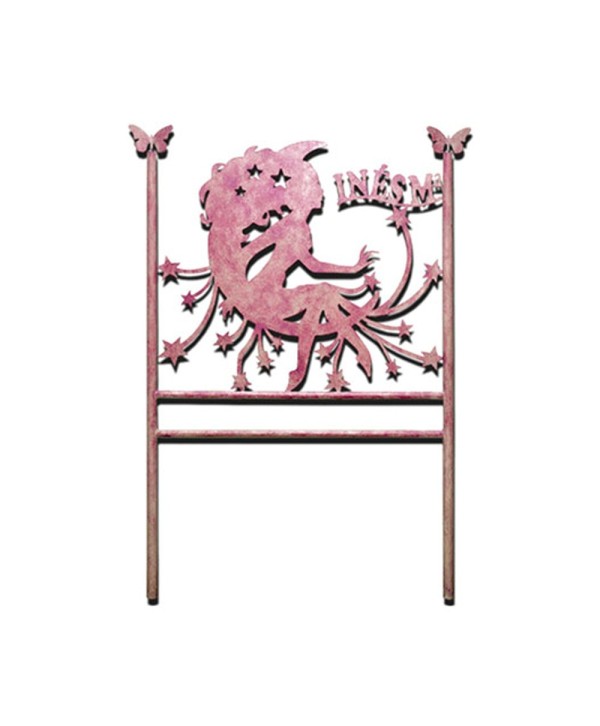 C-97 Cabecero para niños de hada en hierro forjado