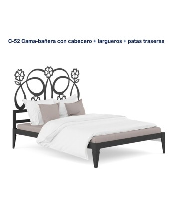 C-52 Cama-bañera de forja modelo galatea